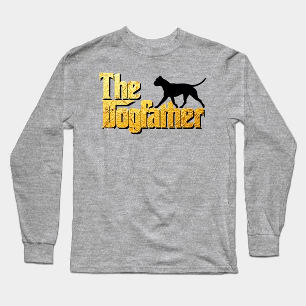 American Staffordshire Terrier Long Sleeve T-Shirt by dogfather
